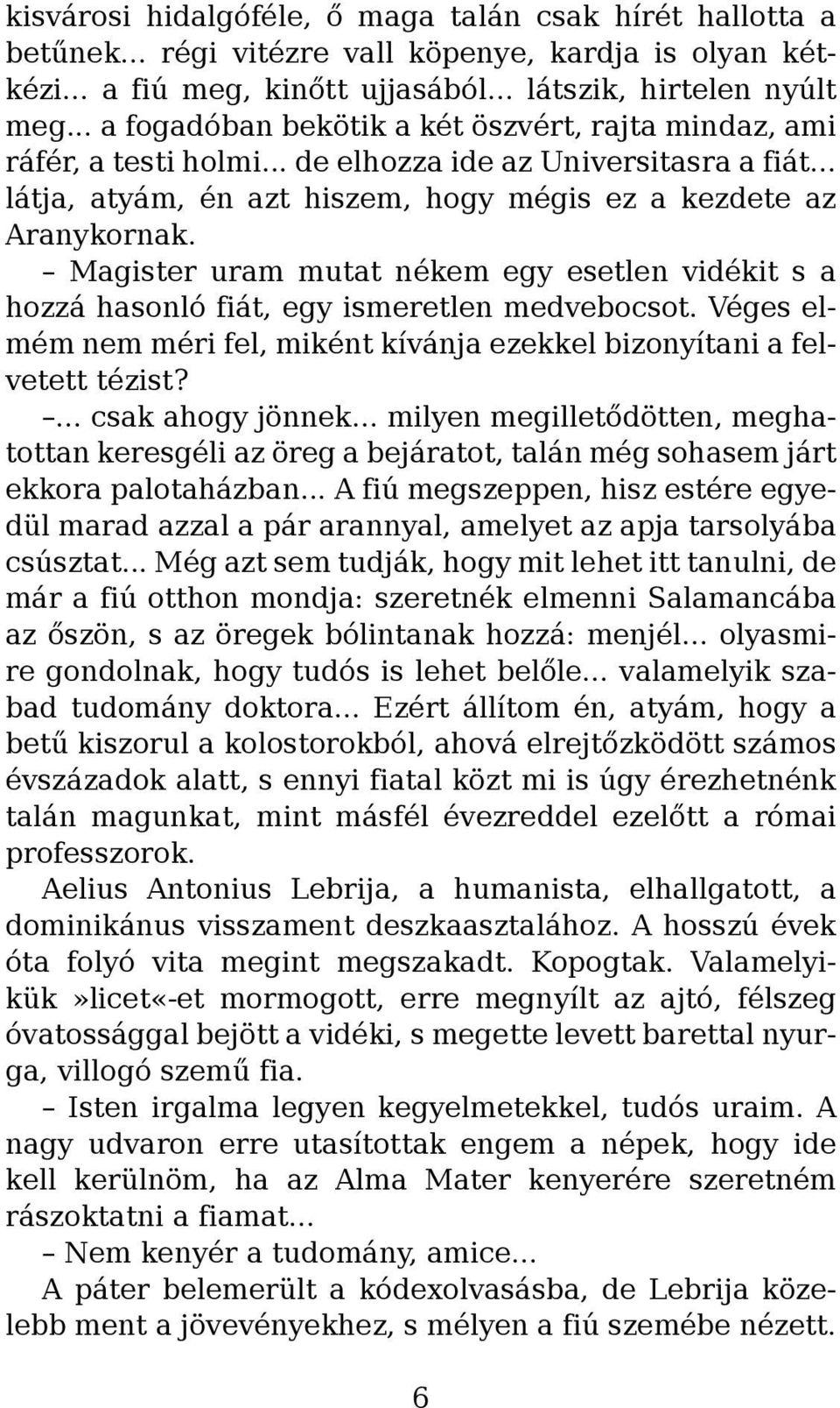 Magister uram mutat nékem egy esetlen vidékit s a hozzá hasonló fiát, egy ismeretlen medvebocsot. Véges elmém nem méri fel, miként kívánja ezekkel bizonyítani a felvetett tézist?... csak ahogy jönnek.