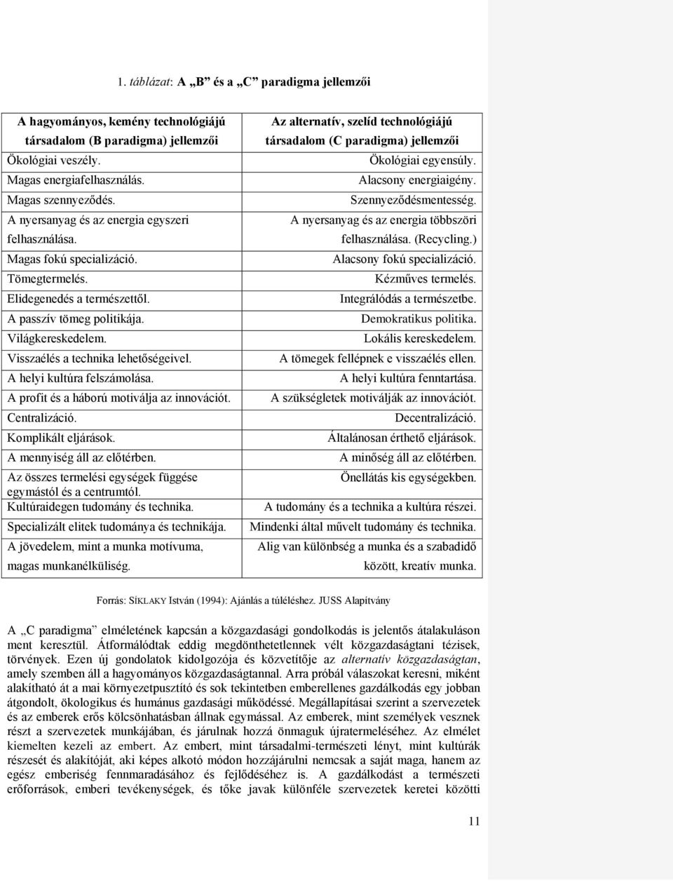 Visszaélés a technika lehetőségeivel. A helyi kultúra felszámolása. A profit és a háború motiválja az innovációt. Centralizáció. Komplikált eljárások. A mennyiség áll az előtérben.