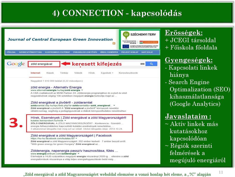 Javaslataim : ~ Aktív linkek más kutatásokhoz kapcsolódóan ~ Régiók szerinti felmérések a megújuló