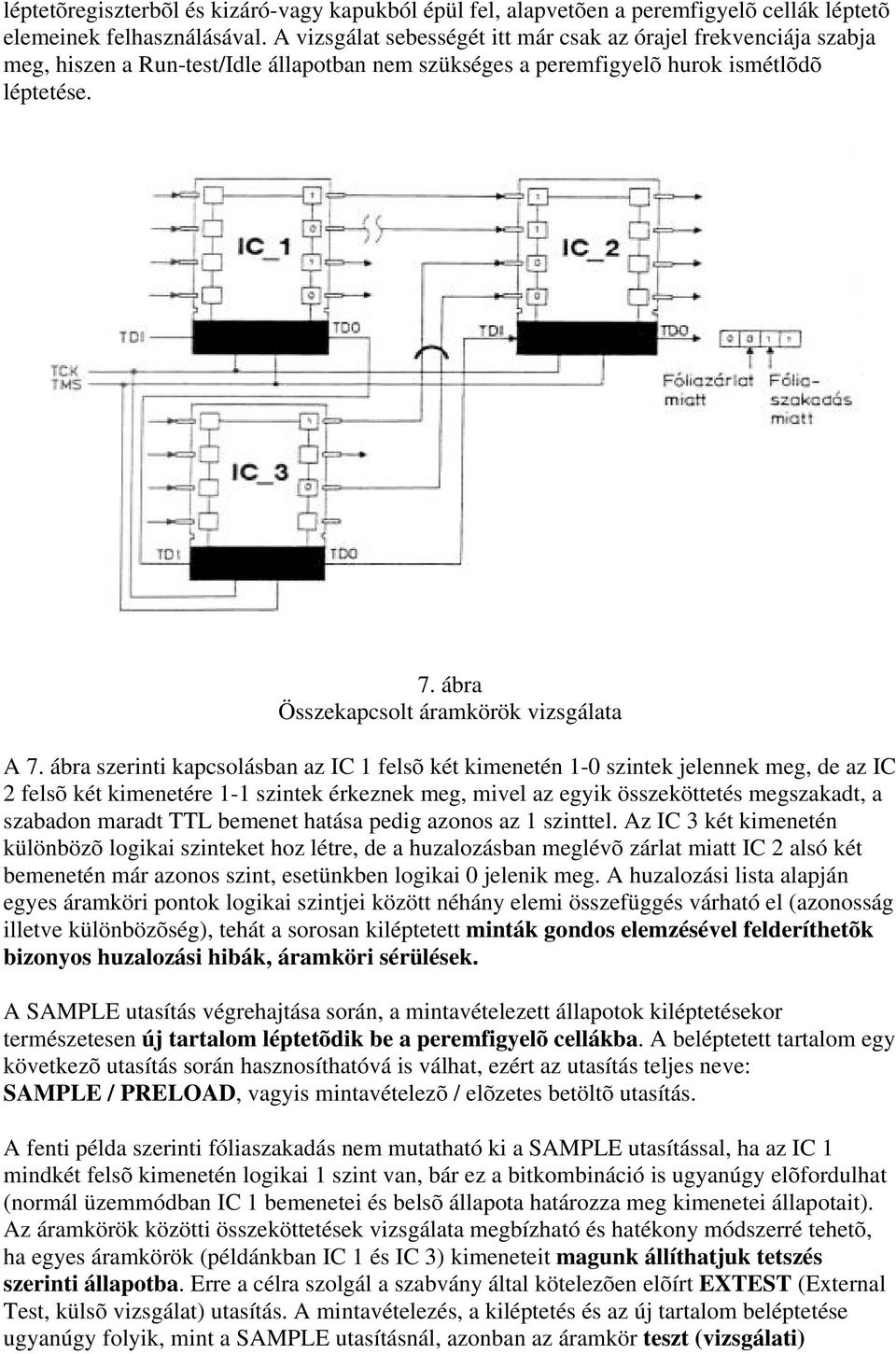 ábra Összekapcsolt áramkörök vizsgálata A 7.