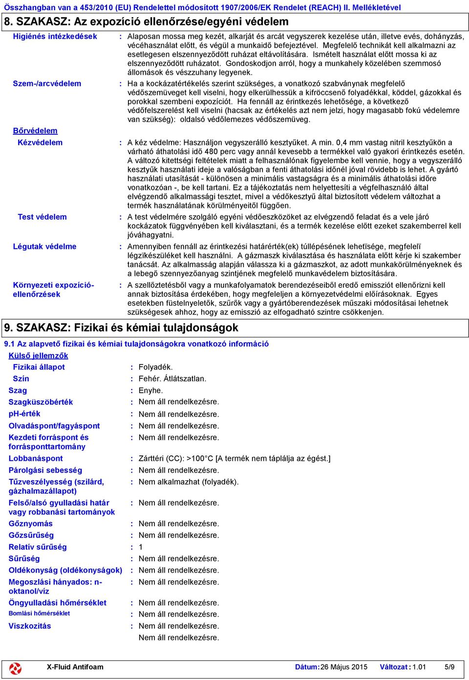 illetve evés, dohányzás, vécéhasználat előtt, és végül a munkaidő befejeztével. Megfelelő technikát kell alkalmazni az esetlegesen elszennyeződött ruházat eltávolítására.