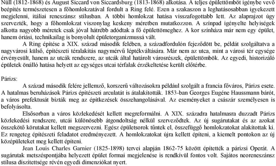 Az alaprajzot úgy szervezték, hogy a főhomlokzat viszonylag keskeny méretben mutatkozzon. A színpad igényelte helyiségek alkotta nagyobb méretek csak jóval hátrébb adódtak a fő épülettömeghez.