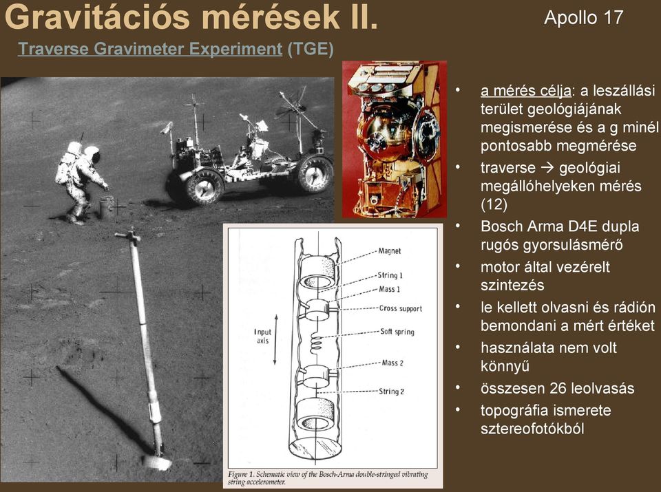 megismerése és a g minél pontosabb megmérése traverse geológiai megállóhelyeken mérés (12) Bosch Arma D4E