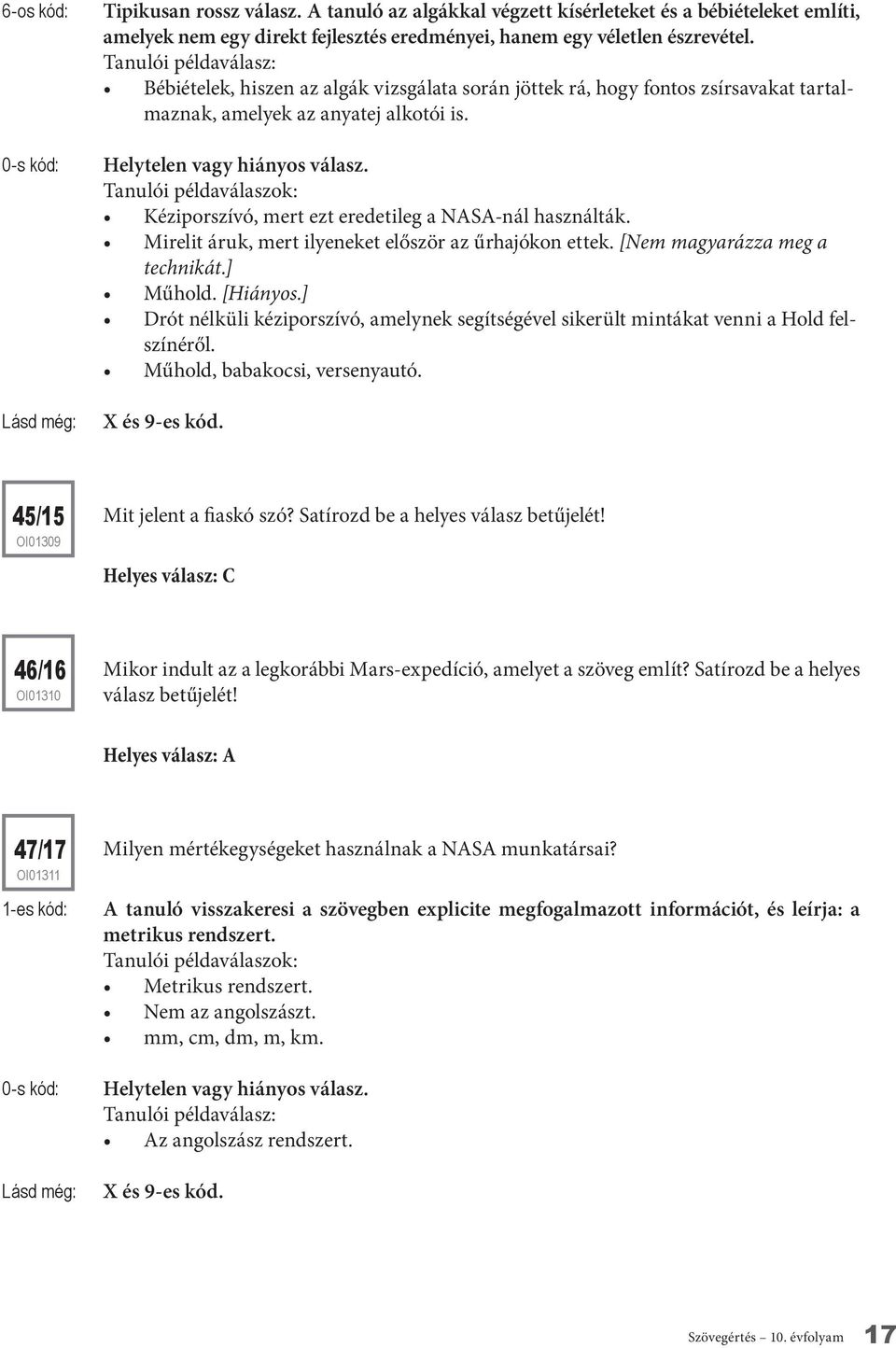 Mirelit áruk, mert ilyeneket először az űrhajókon ettek. [Nem magyarázza meg a technikát.] Műhold. [Hiányos.