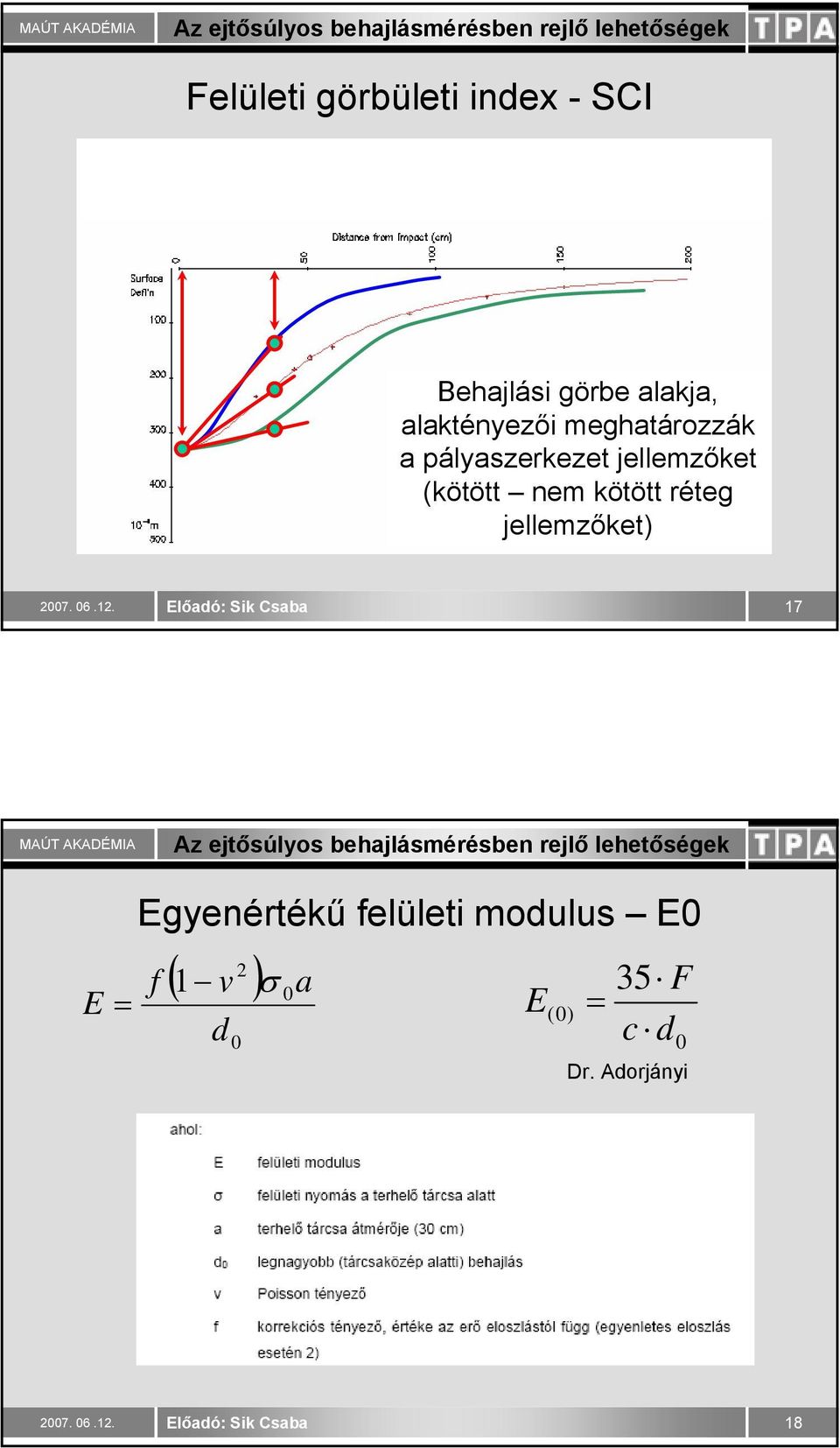 (kötött nem kötött réteg jellemzőket) 17 E = Egyenértékű