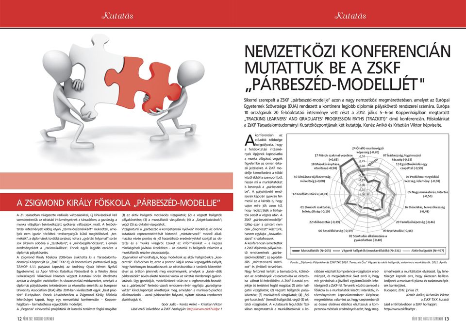 július 5 6-án Koppenhágában megtartott TRACKING LEARNERS' AND GRADUATES' PROGRESSION PATHS (TRACKIT!) című konferencián.