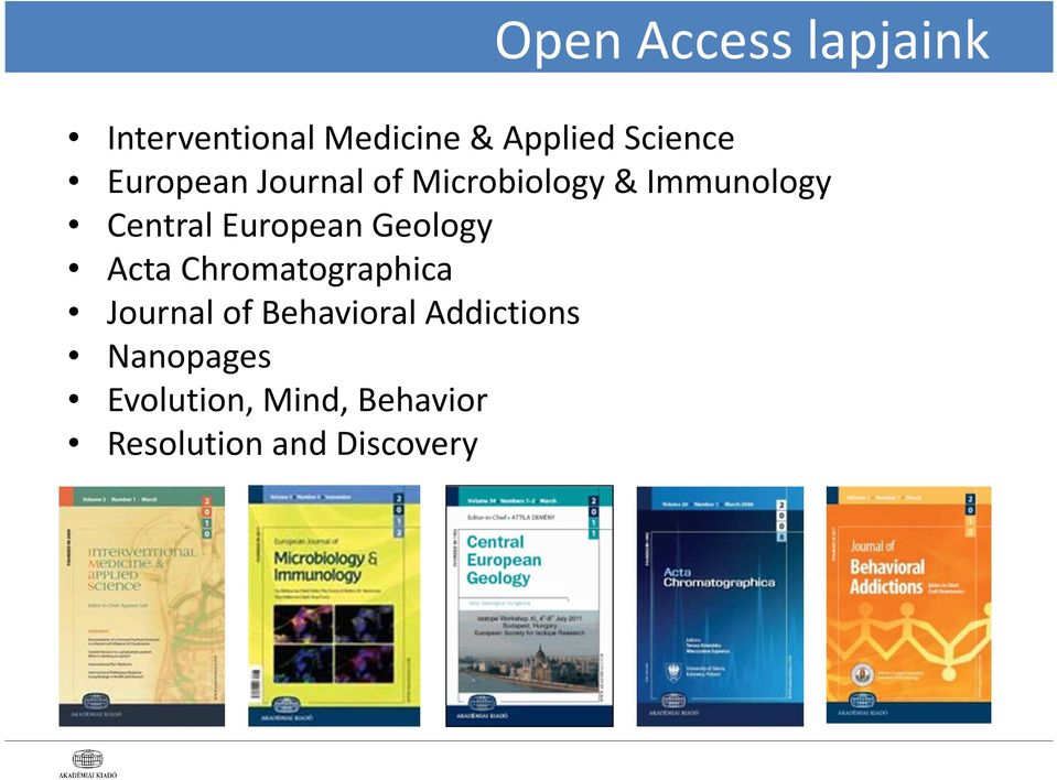 Geology Acta Chromatographica Journal of Behavioral