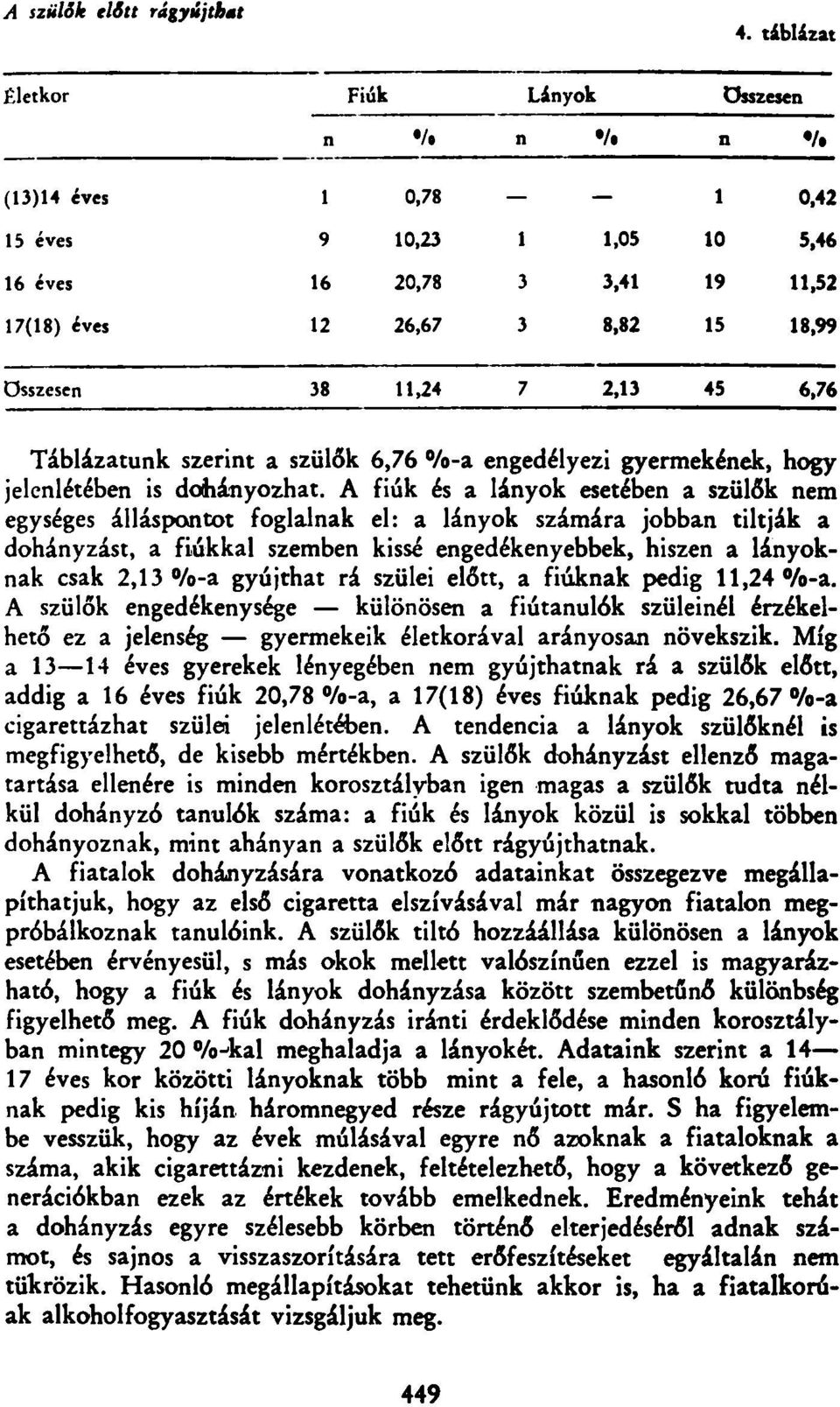 egedélyezi gyermekéek, hogy jelelétébe is doháyozhat.