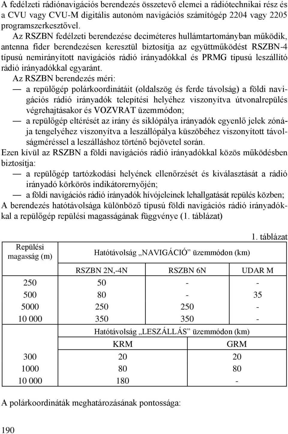 PRMG típusú leszállító rádió irányadókkal egyaránt.