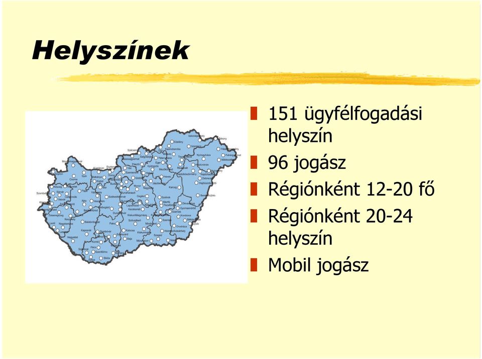 jogász Régiónként 12-20 fő