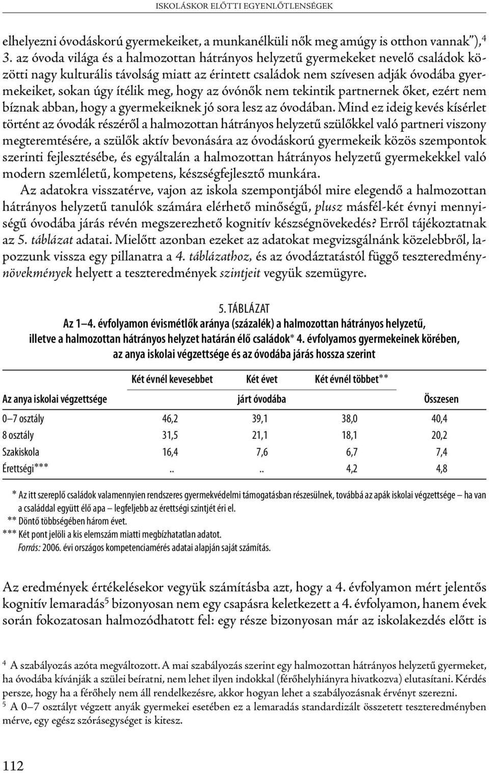 meg, hogy az óvónők nem tekintik partnernek őket, ezért nem bíznak abban, hogy a gyermekeiknek jó sora lesz az óvodában.