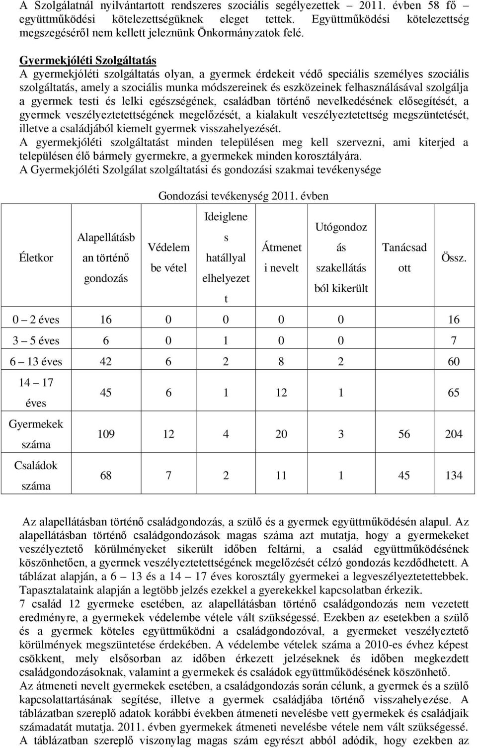 Gyermekjóléti Szolgáltatás A gyermekjóléti szolgáltatás olyan, a gyermek érdekeit védő speciális személyes szociális szolgáltatás, amely a szociális munka módszereinek és eszközeinek felhasználásával