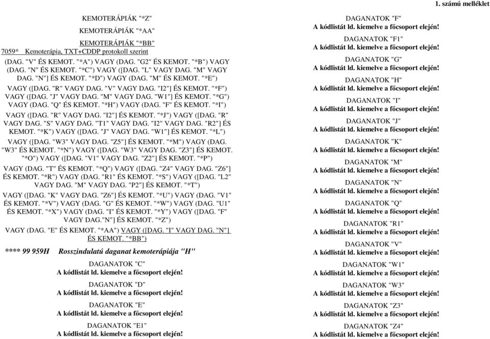 "*G") VAGY (DAG. "Q" ÉS KEMOT. "*H") VAGY (DAG. "F" ÉS KEMOT. "*I") VAGY ([DAG. "R" VAGY DAG. "I2"] ÉS KEMOT. "*J") VAGY ([DAG. "R" VAGY DAG. "S" VAGY DAG. "T1" VAGY DAG. "I2" VAGY DAG.