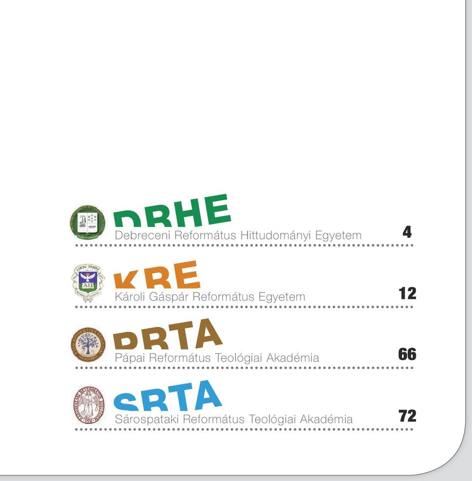 PRTA Pápai Református Teológiai Akadémia SRTA