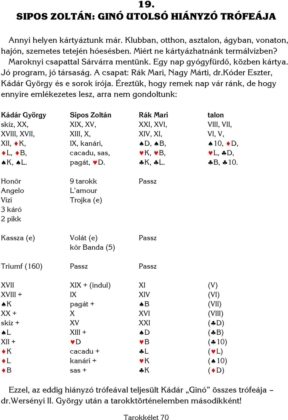 Éreztük, hogy remek nap vár ránk, de hogy ennyire emlékezetes lesz, arra nem gondoltunk: Kádár György Sipos Zoltán Rák Mari talon skíz, XX, XIX, XV, XXI, XVI, VIII, VII, XVIII, XVII, XIII, X, XIV,