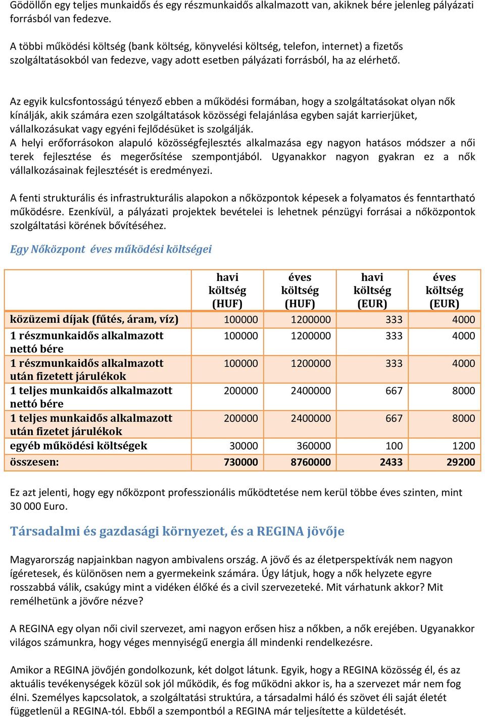 Az egyik kulcsfontosságú tényező ebben a működési formában, hogy a szolgáltatásokat olyan nők kínálják, akik számára ezen szolgáltatások közösségi felajánlása egyben saját karrierjüket,