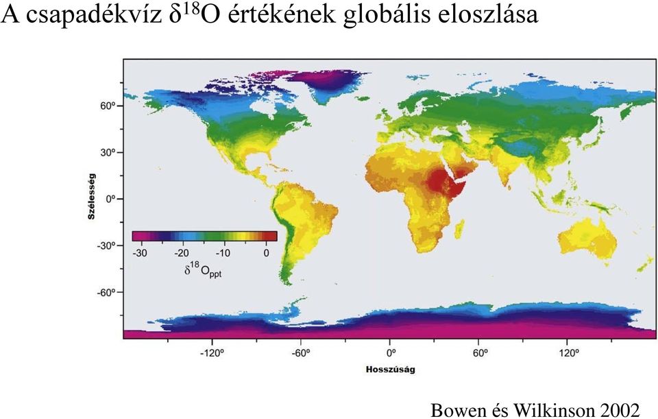 globális eloszlása