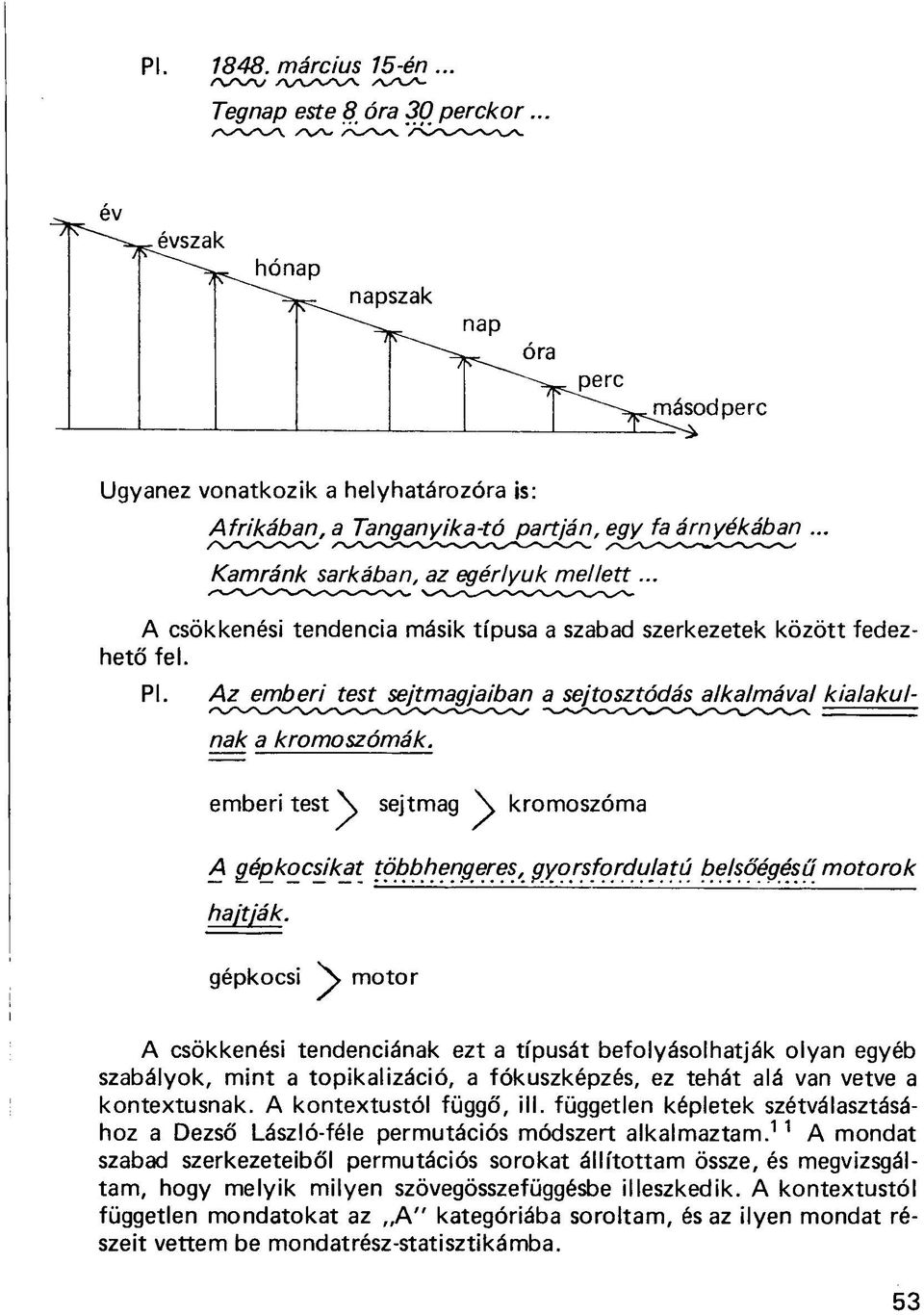 emberi test ^ sejtmag kromoszóma A gépkocsikat többhengeres, gyorsfordulatú belsőégésű motorok hajtják.