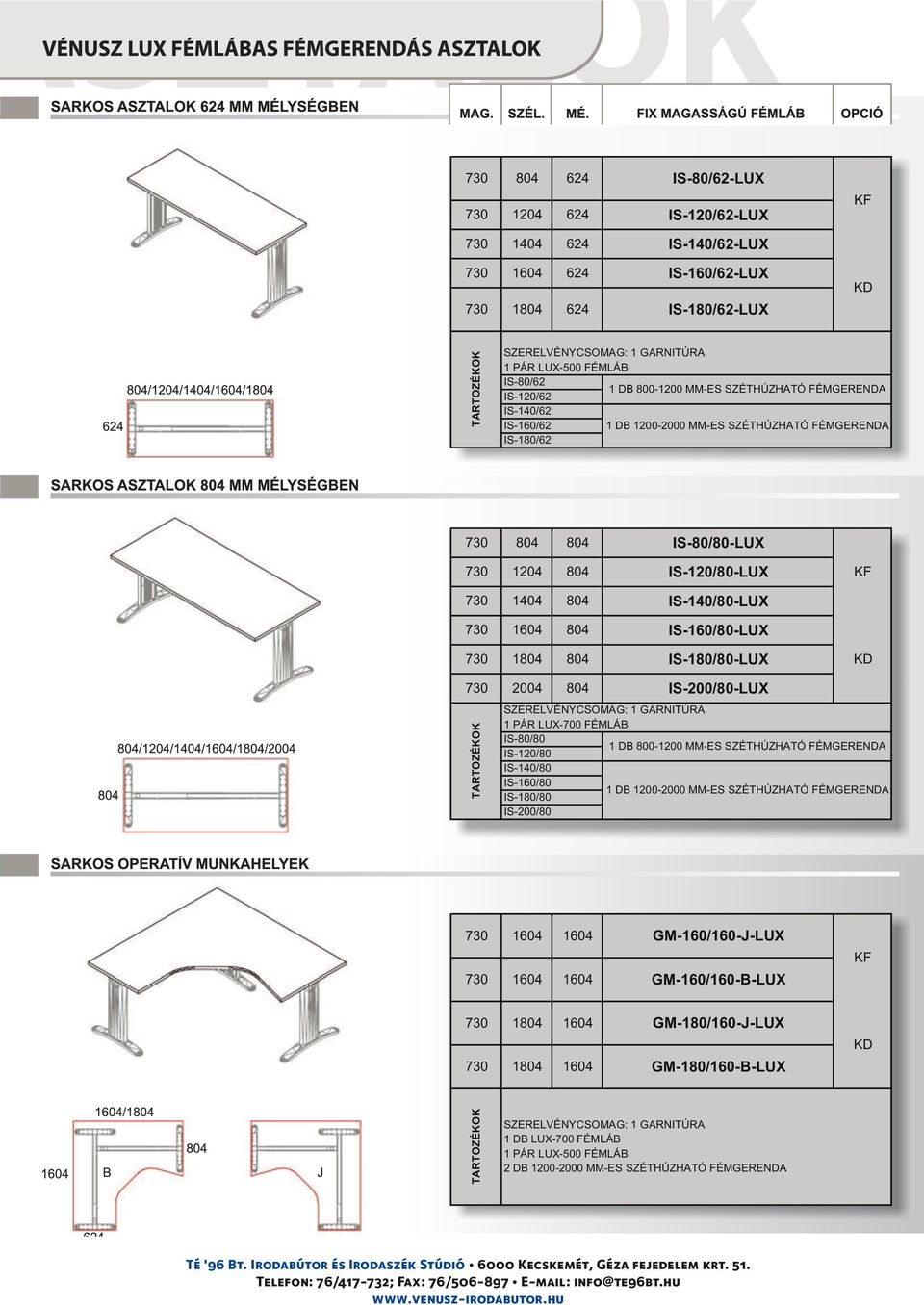 IS-180/80-LUX IS-200/80-LUX 2004 804 IS-80/80 IS-120/80 IS-140/80 IS-160/80 IS-180/80 IS-200/80 1604 1604 1604 1604 GM-160/160-J-LUX