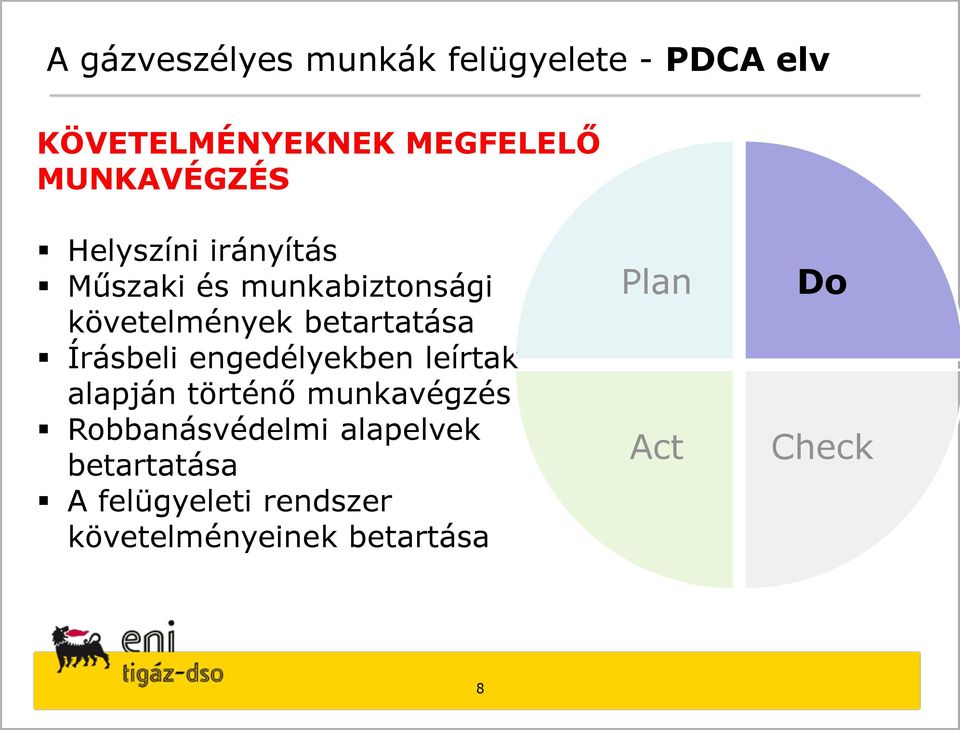 betartatása Írásbeli engedélyekben leírtak alapján történő munkavégzés