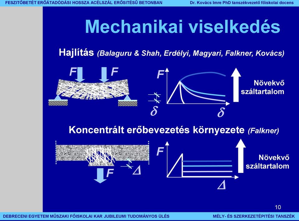 Növekvő száltartalom d d Koncentrált