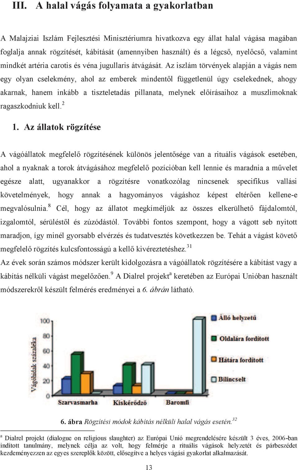 Az iszlám törvények alapján a vágás nem egy olyan cselekmény, ahol az emberek mindentől függetlenül úgy cselekednek, ahogy akarnak, hanem inkább a tiszteletadás pillanata, melynek előírásaihoz a