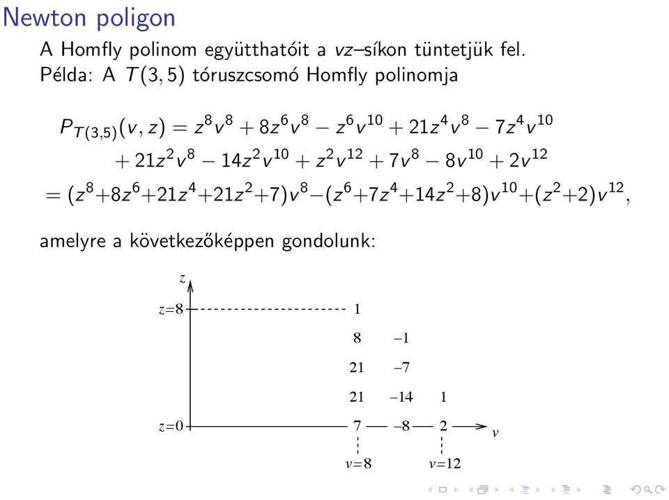 2z 4 v 8 7z 4 v 0 + 2z 2 v 8 4z 2 v 0 + z 2 v 2 + 7v 8 8v 0 + 2v 2 = (z 8 +8z 6 +2z 4 +2z 2