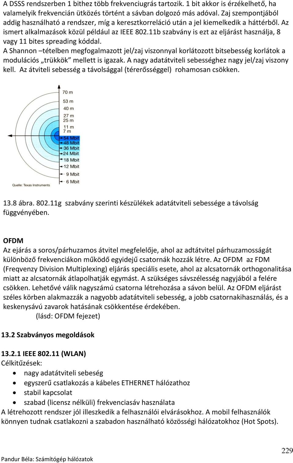 11b szabvány is ezt az eljárást használja, 8 vagy 11 bites spreading kóddal.