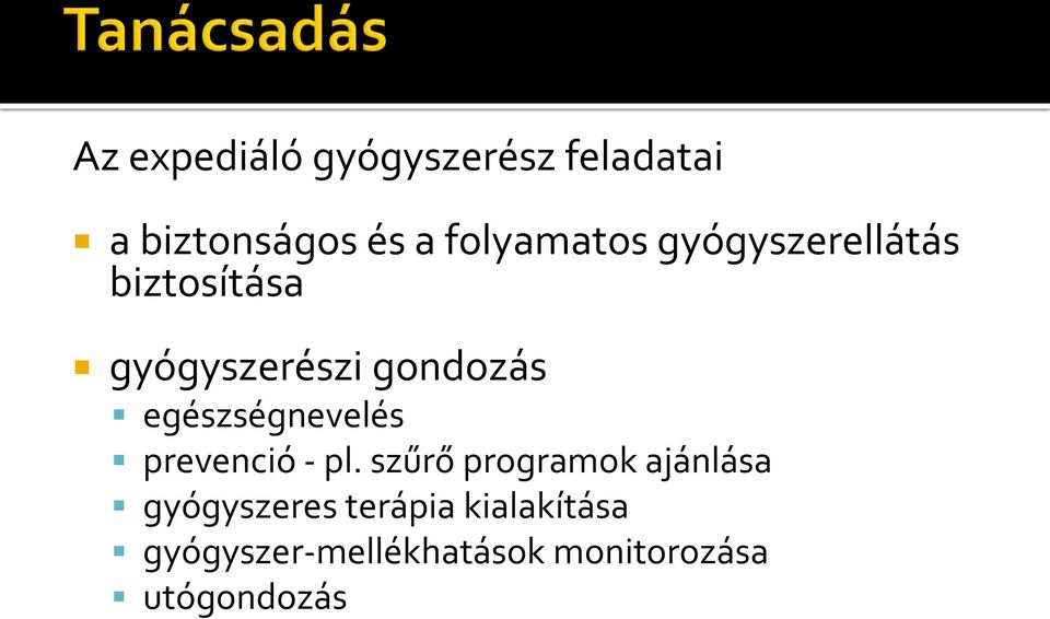 egészségnevelés prevenció - pl.