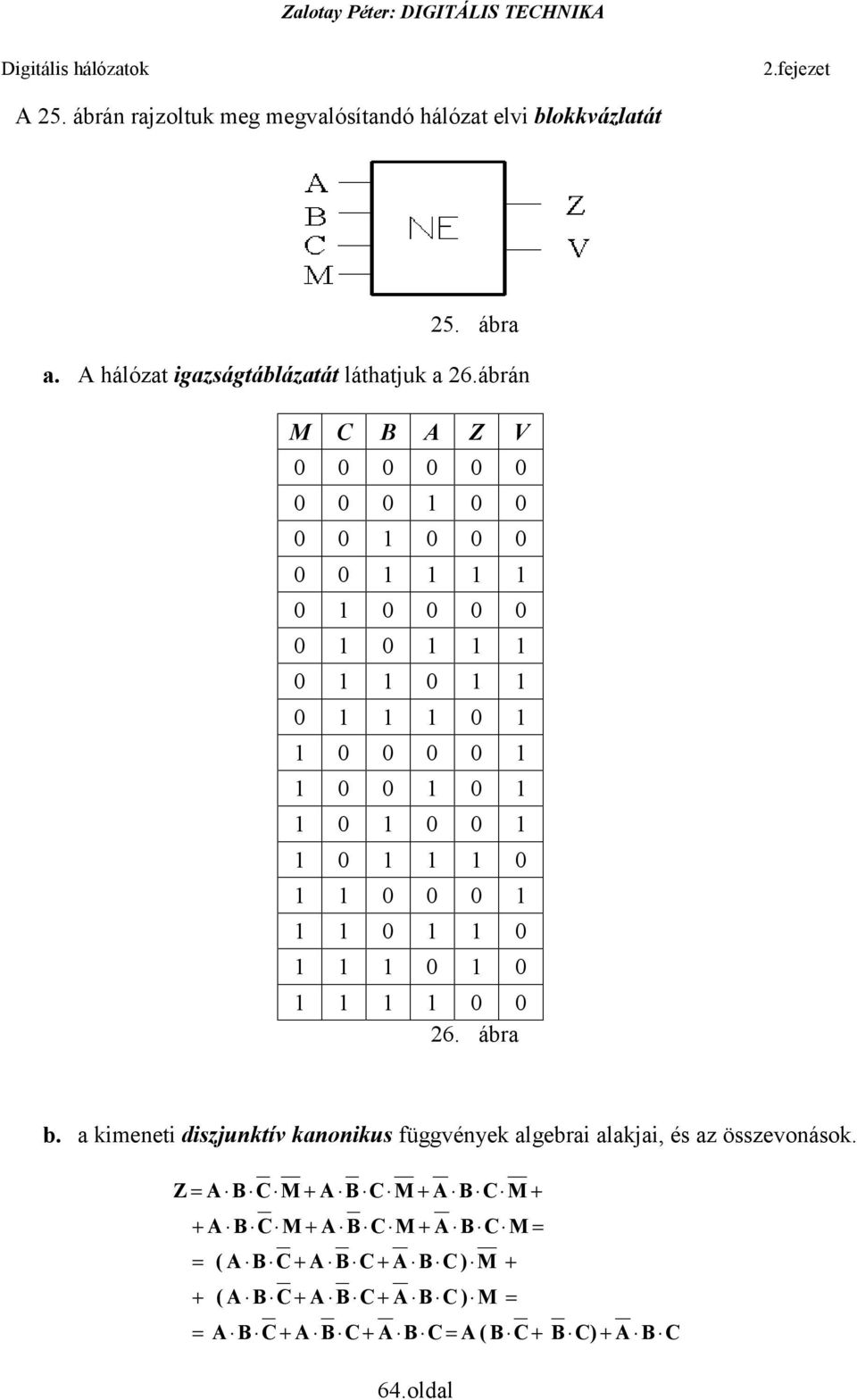 1 1 0 1 0 0 1 1 0 1 1 1 0 1 1 0 0 0 1 1 1 0 1 1 0 1 1 1 0 1 0 1 1 1 1 0 0 26 ábra b a kimeneti diszjunktív kanonikus