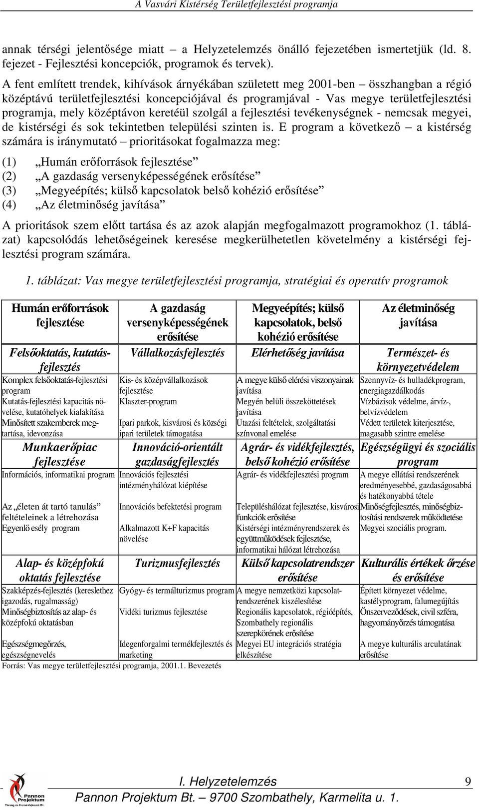 középtávon keretéül szolgál a fejlesztési tevékenységnek - nemcsak megyei, de kistérségi és sok tekintetben települési szinten is.