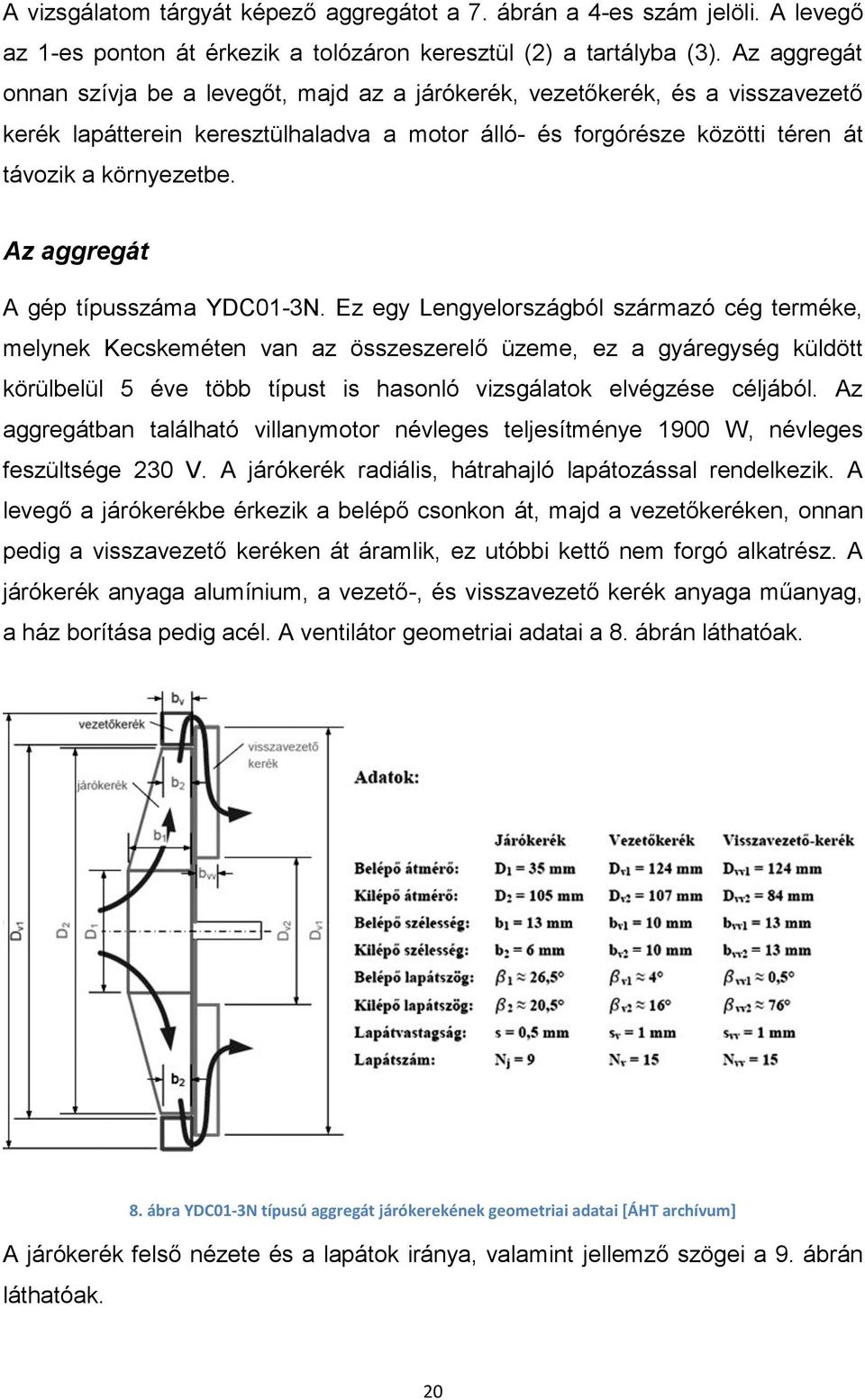 Az aggregát A gép típusszáma YDC01-3N.