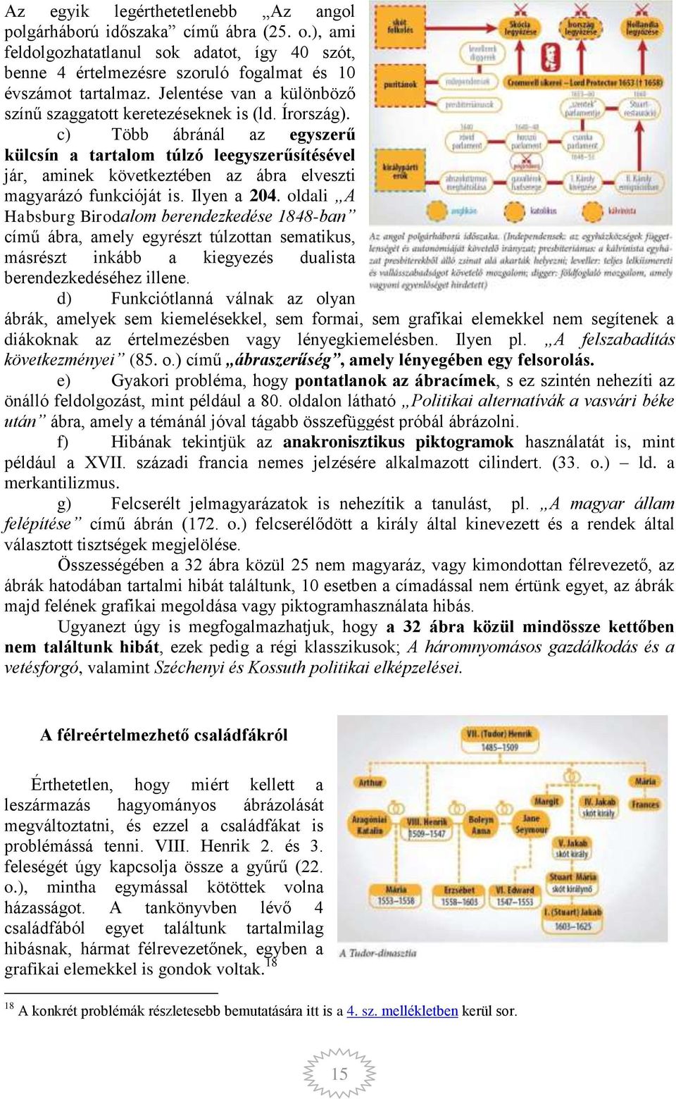 c) Több ábránál az egyszerű külcsín a tartalom túlzó leegyszerűsítésével jár, aminek következtében az ábra elveszti magyarázó funkcióját is. Ilyen a 204.