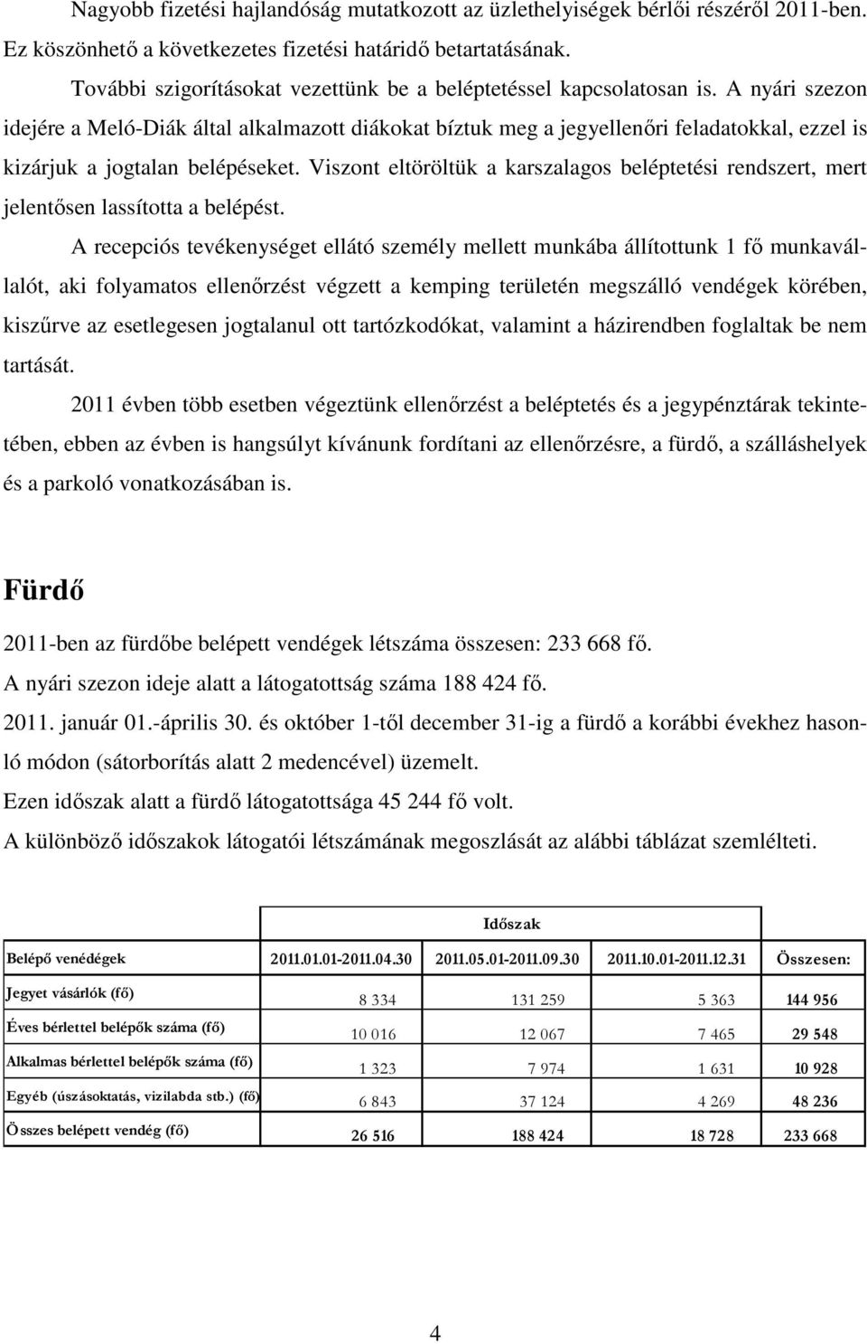 A nyári szezon idejére a Meló-Diák által alkalmazott diákokat bíztuk meg a jegyellenőri feladatokkal, ezzel is kizárjuk a jogtalan belépéseket.