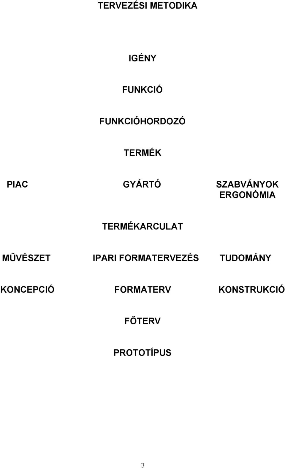 TERMÉKARCULAT MŰVÉSZET IPARI FORMATERVEZÉS