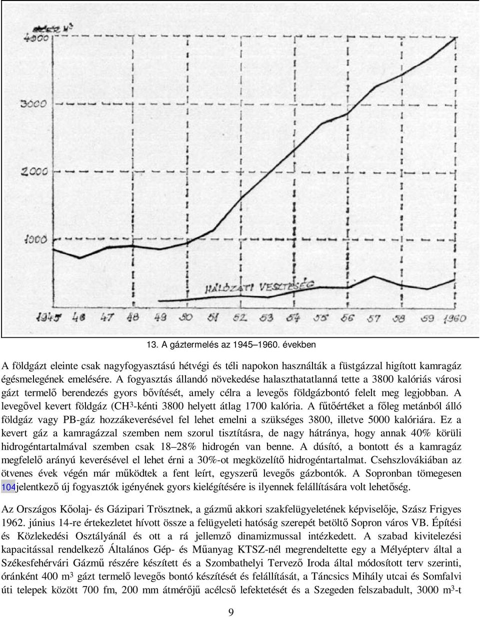 A levegıvel kevert földgáz (CH 3 -kénti 3800 helyett átlag 1700 kalória.