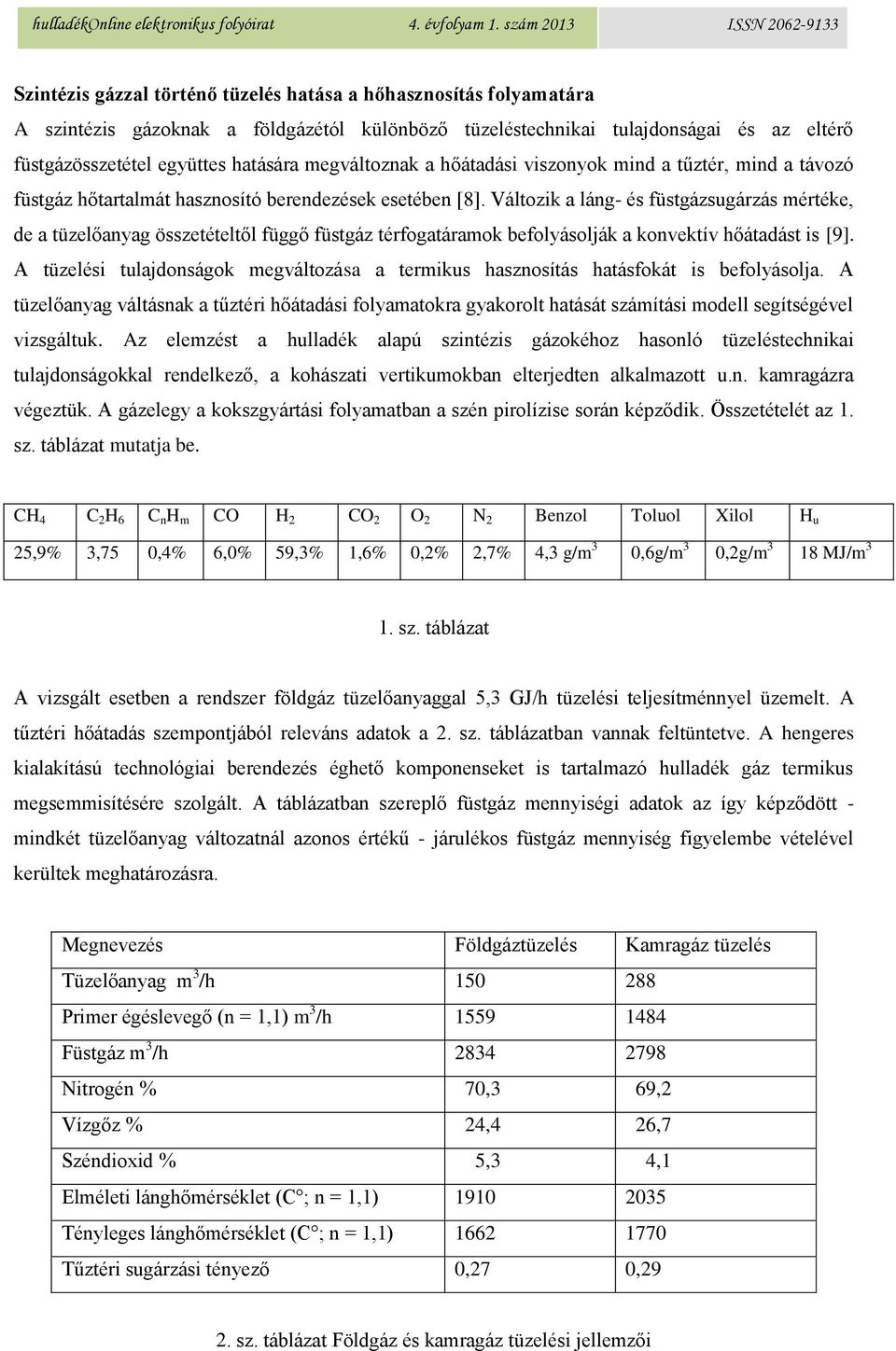 Változik a láng- és füstgázsugárzás mértéke, de a tüzelőanyag összetételtől függő füstgáz térfogatáramok befolyásolják a konvektív hőátadást is [9].