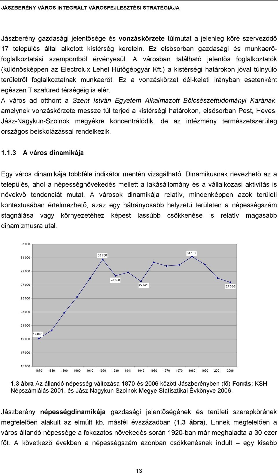 ) a kistérségi határokon jóval túlnyúló területről foglalkoztatnak munkaerőt. Ez a vonzáskörzet dél-keleti irányban esetenként egészen Tiszafüred térségéig is elér.