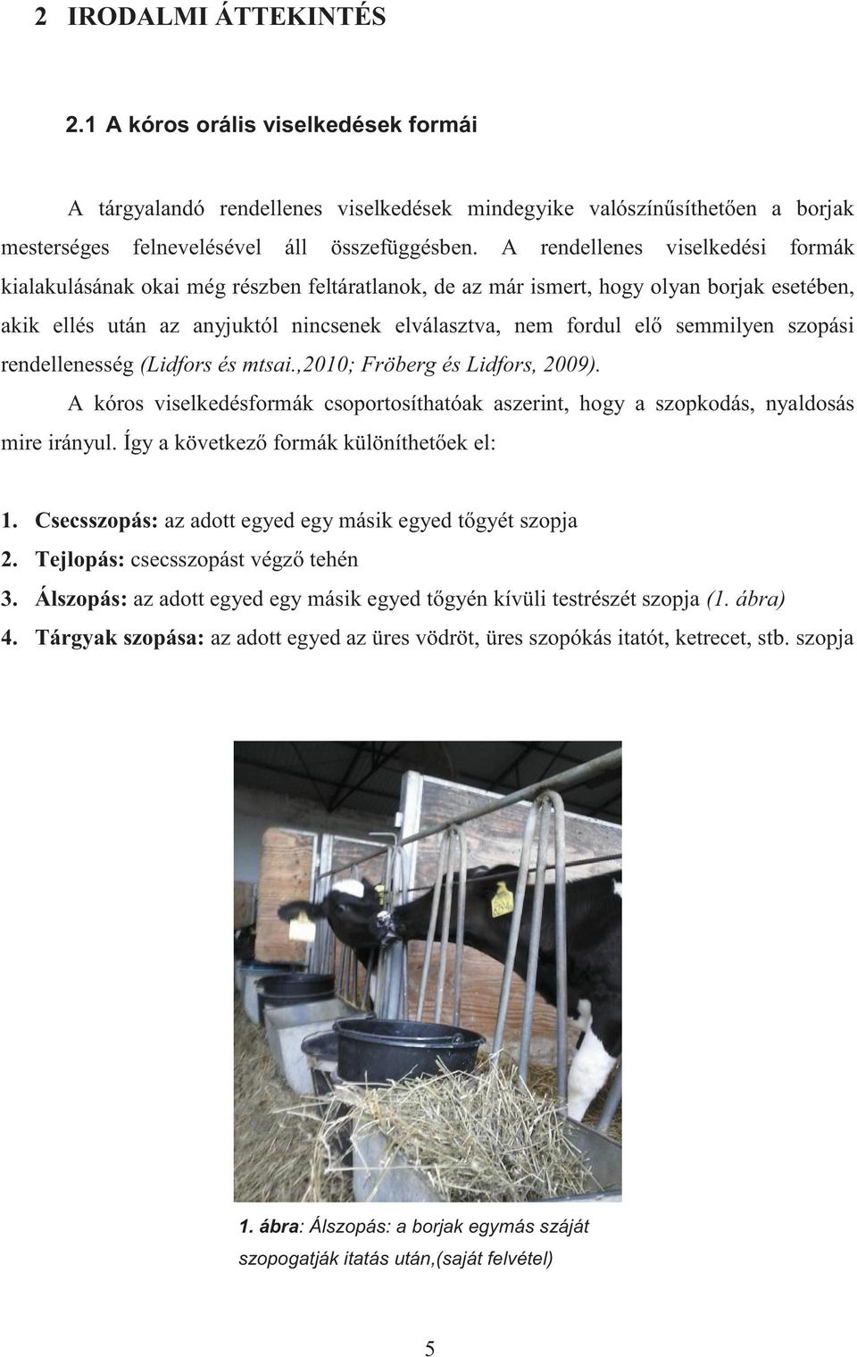 semmilyen szopási rendellenesség (Lidfors és mtsai.,2010; Fröberg és Lidfors, 2009). A kóros viselkedésformák csoportosíthatóak aszerint, hogy a szopkodás, nyaldosás mire irányul.