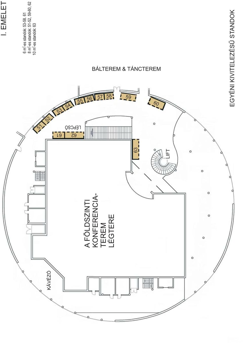 54 55 56 BÁLTEREM & TÁNCTEREM 57 58 59 60 EGYÉNI