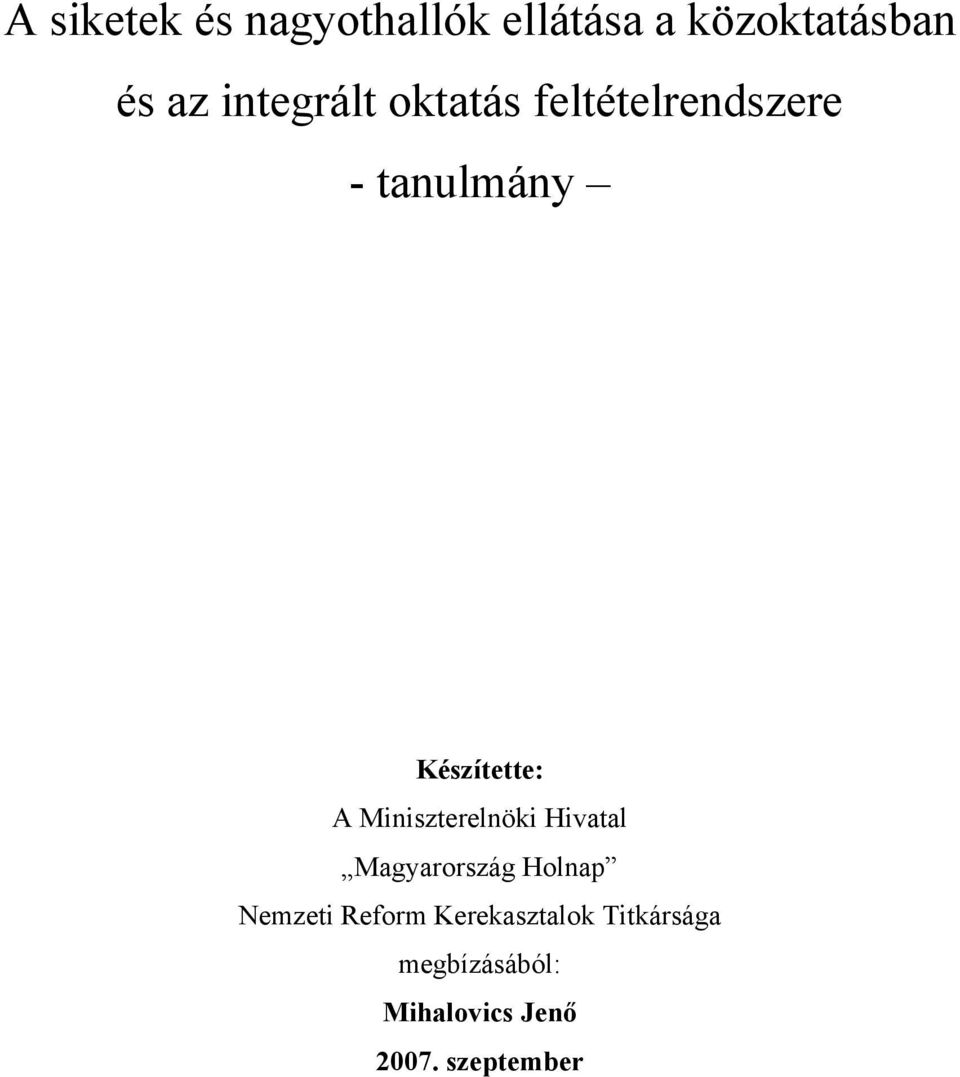 Miniszterelnöki Hivatal Magyarország Holnap Nemzeti Reform