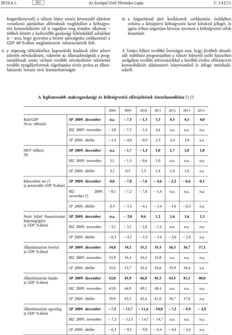 ii. a népesség idősödéséhez kapcsolódó kiadások előre jelzett jelentős növekedésére, valamint az államadósságnak a programidőszak során várható további növekedésére tekintettel további