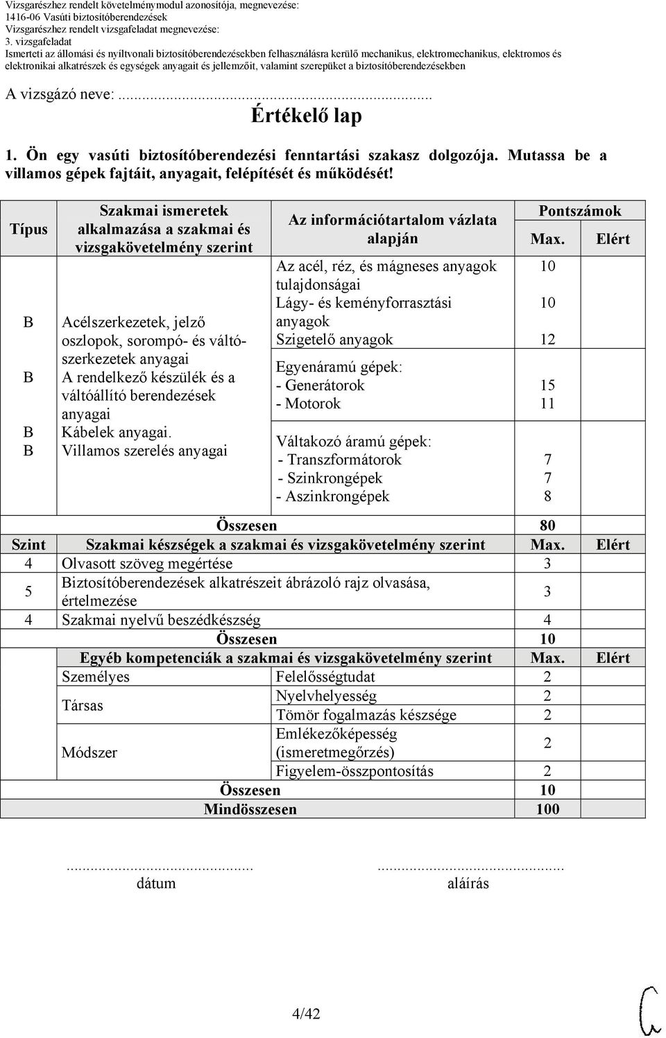 anyagai Kábelek anyagai.