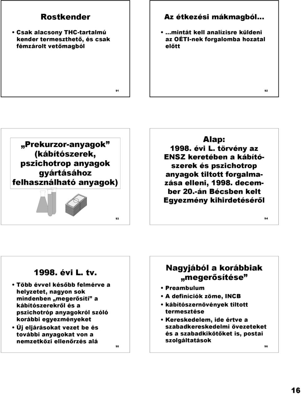 december 20.-án Bécsben kelt Egyezmény kihirdetésérl 93 94 1998. évi L. tv.