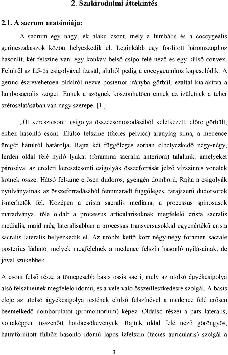 A gerinc észrevehetően oldalról nézve posterior irányba görbül, ezáltal kialakítva a lumbosacralis szöget. Ennek a szögnek köszönhetően ennek az ízületnek a teher szétoszlatásában van nagy szerepe.