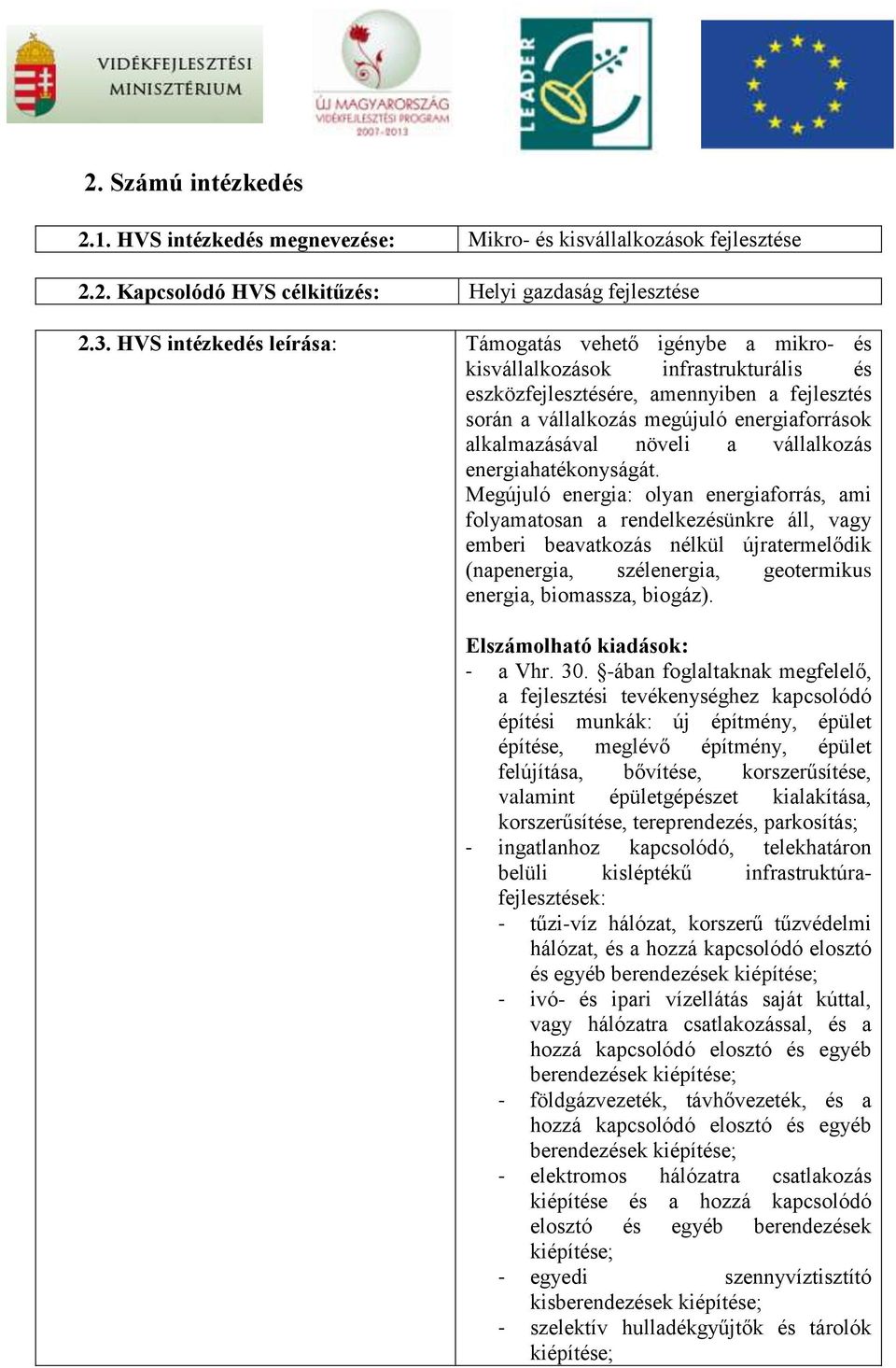 alkalmazásával növeli a vállalkozás energiahatékonyságát.