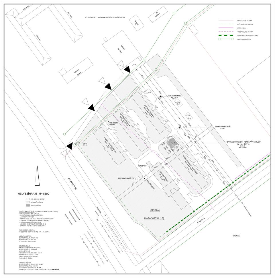 00 m 693 m2 SZTE Öthalmi Diáklakások mfsz+4, ém: 16.00 m sportpálya 60 m2 693 m2 FÖLD FELETTI TŰZCSAP 14.72 29.00 201.45 TRANSZFORMÁTORHÁZ 6.30 m2 fsz PORTA 19.