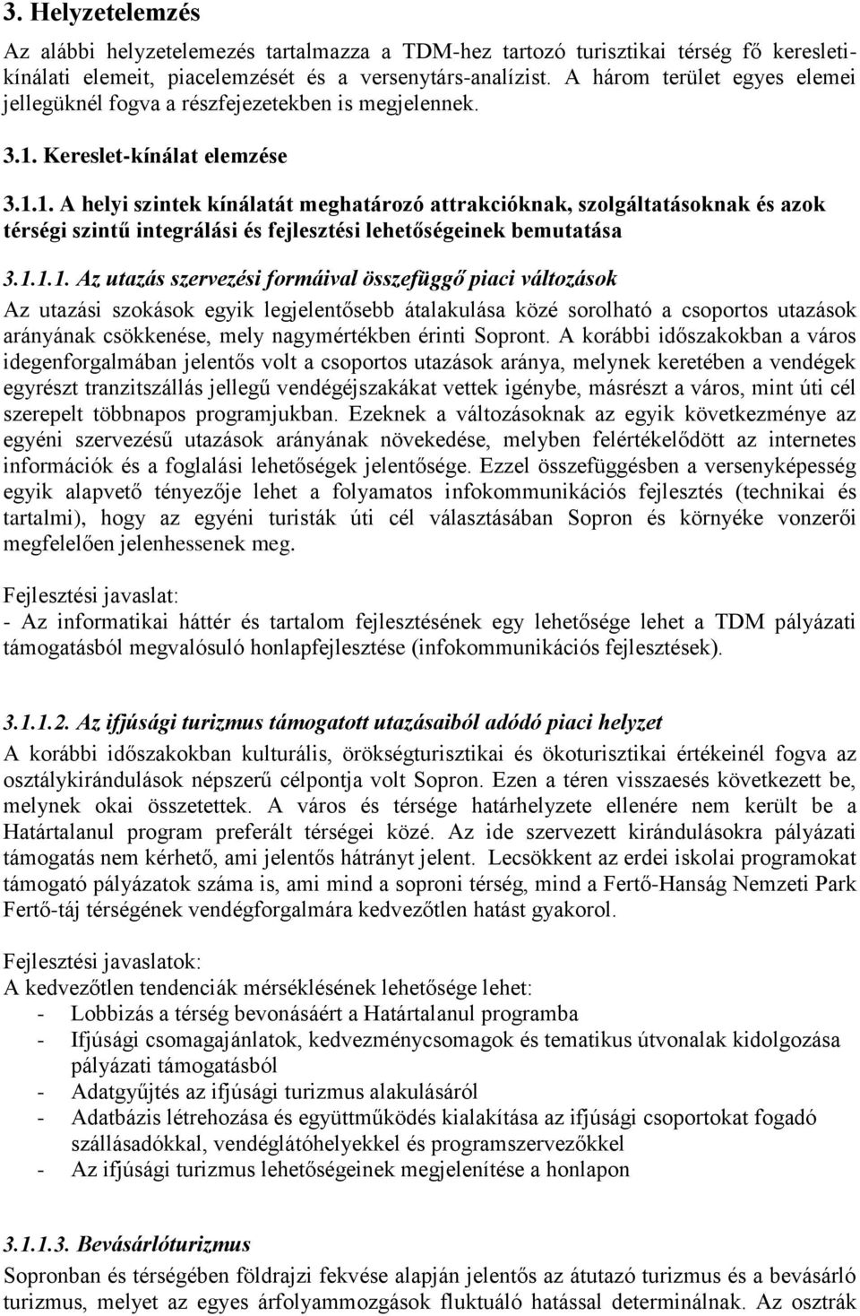 Kereslet-kínálat elemzése 3.1.