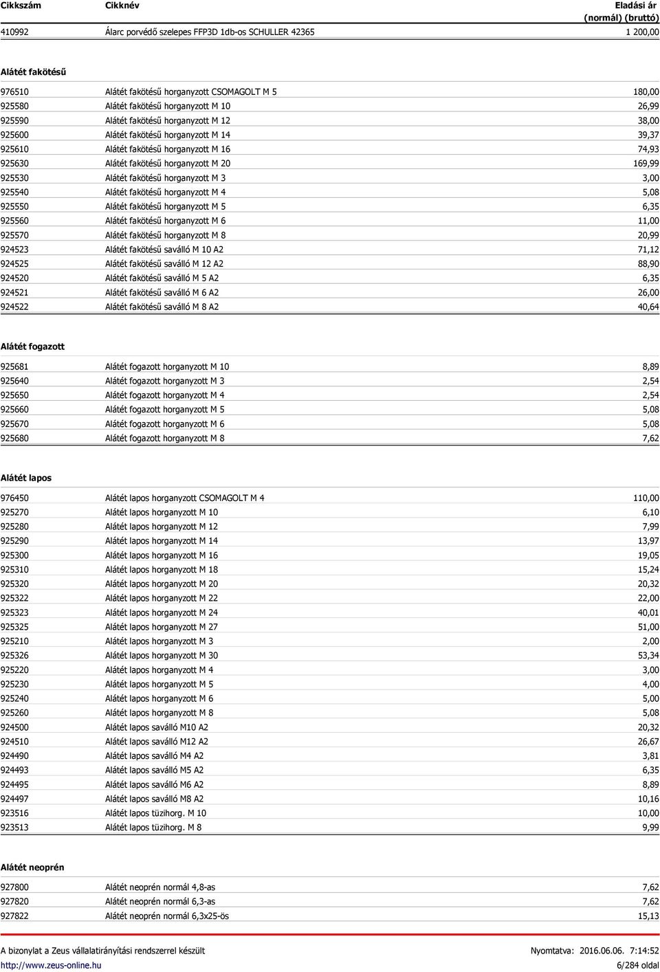 horganyzott M 20 Alátét fakötésű horganyzott M 3 Alátét fakötésű horganyzott M 4 Alátét fakötésű horganyzott M 5 Alátét fakötésű horganyzott M 6 Alátét fakötésű horganyzott M 8 Alátét fakötésű