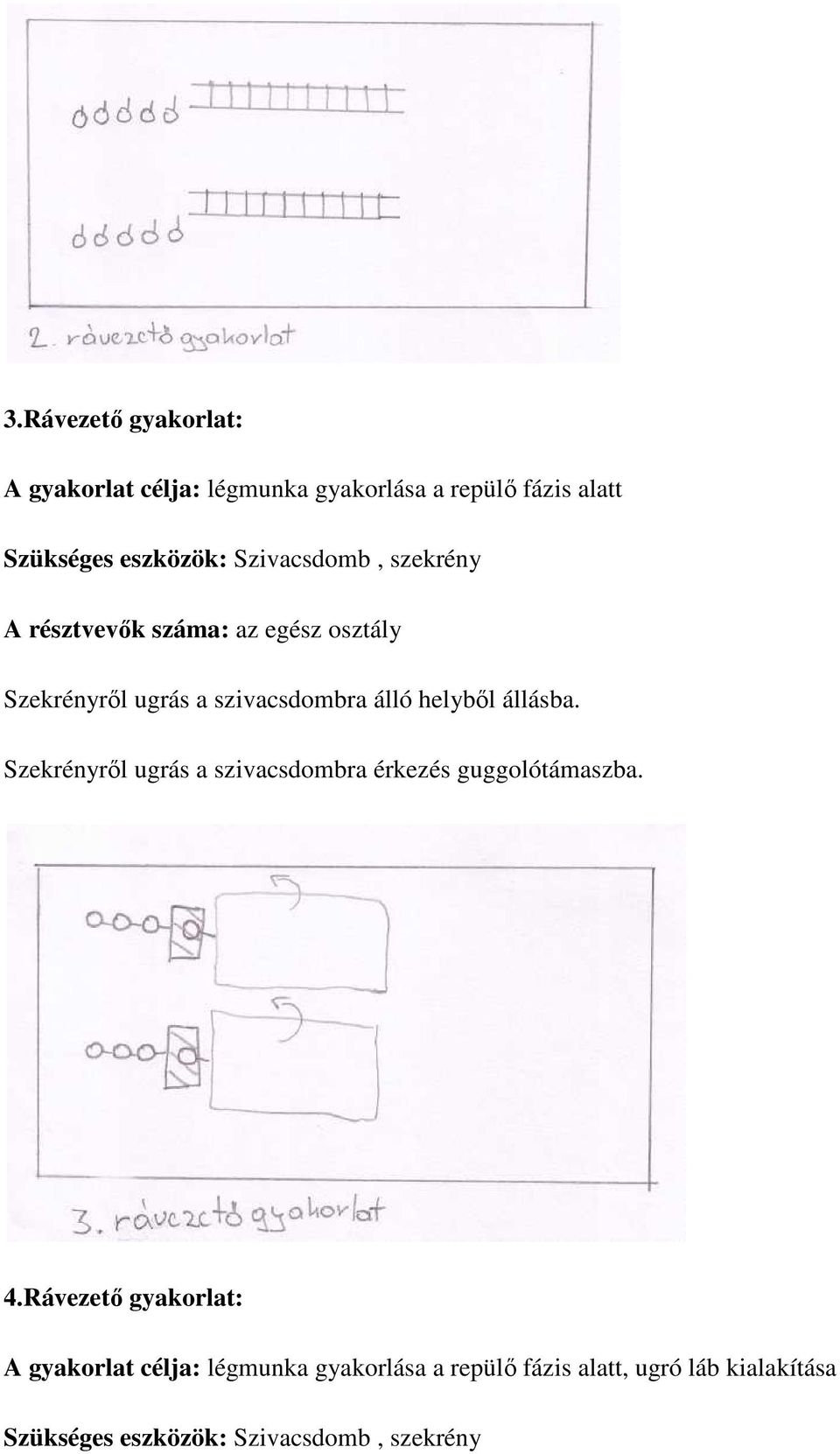 Szekrényről ugrás a szivacsdombra érkezés guggolótámaszba. 4.